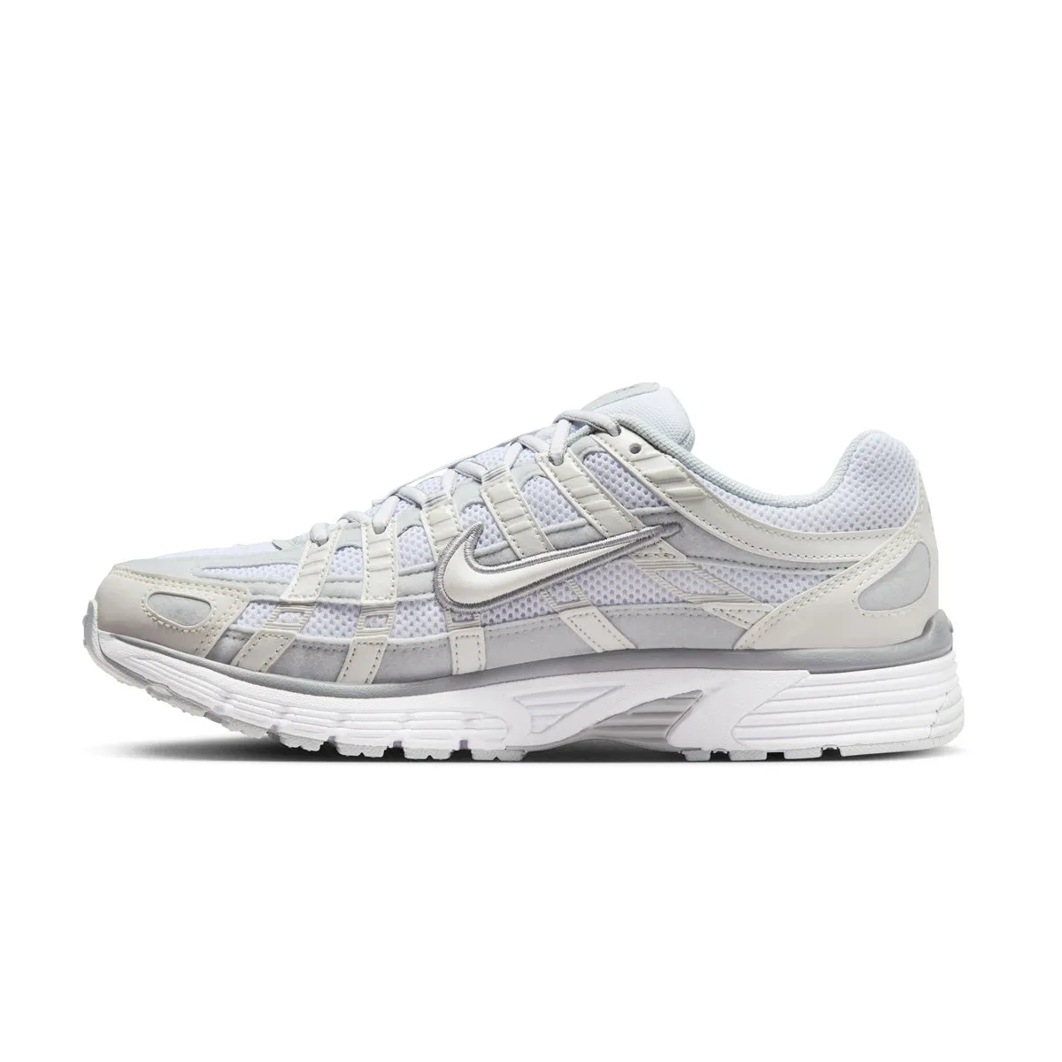 Stylish Look Advanced Traction Pattern Wmns P-6000 'White Pure Platinum'