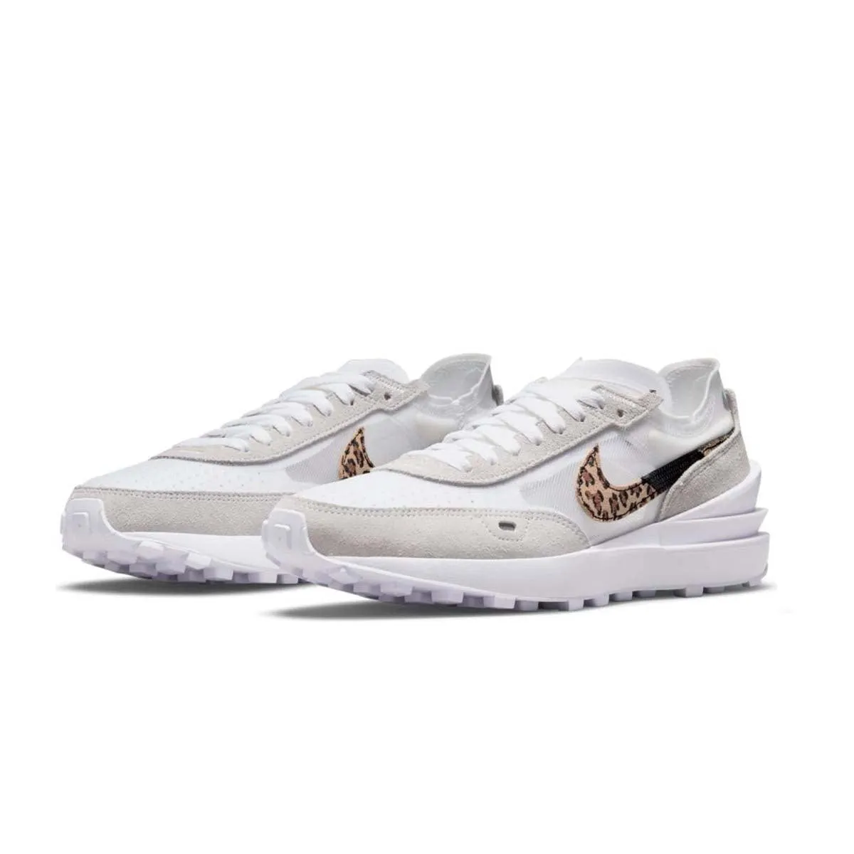 Wmns Waffle One SE 'White Leopard' Tailored arch