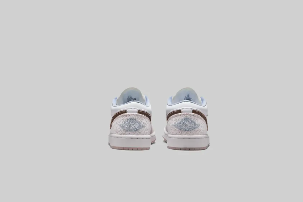 Women's Air Jordan 1 Low 'Coral Reef' Foot Guard Tension Control Webbing