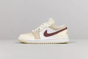Women's Air Jordan 1 Low 'Team Gold and Red' Pro Court Grip