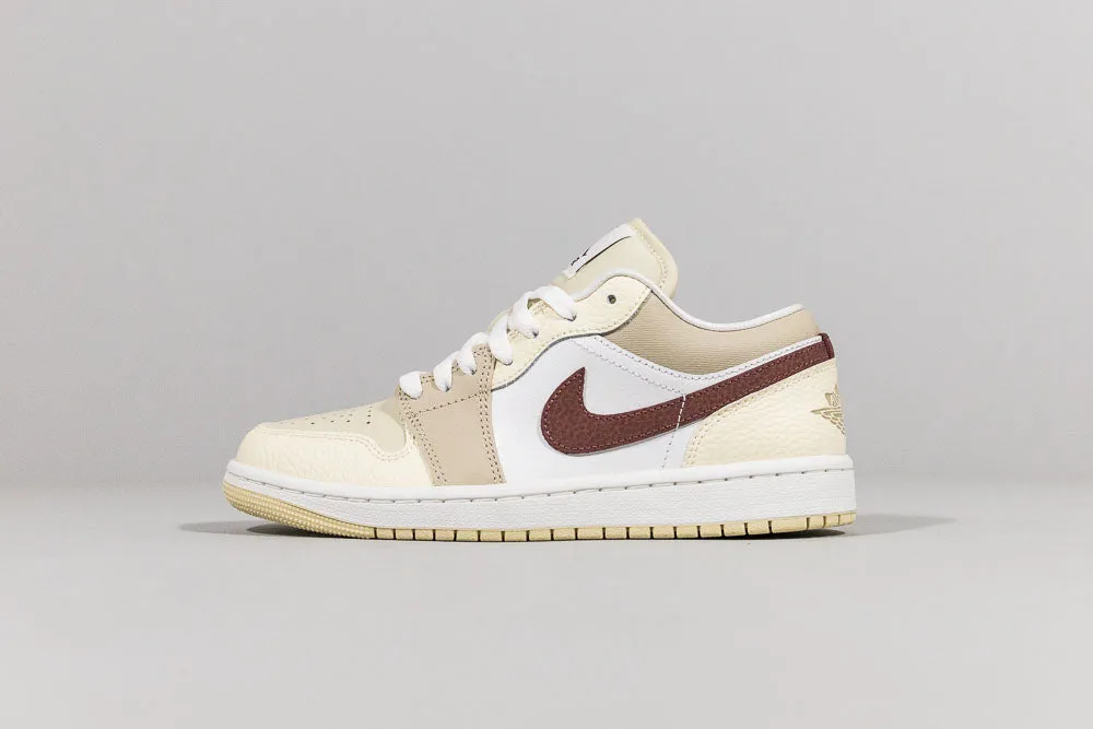 Women's Air Jordan 1 Low 'Team Gold and Red' Pro Court Grip