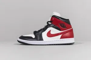Thermoplastic Reinforcement Women's Air Jordan 1 Mid 'Black Toe'