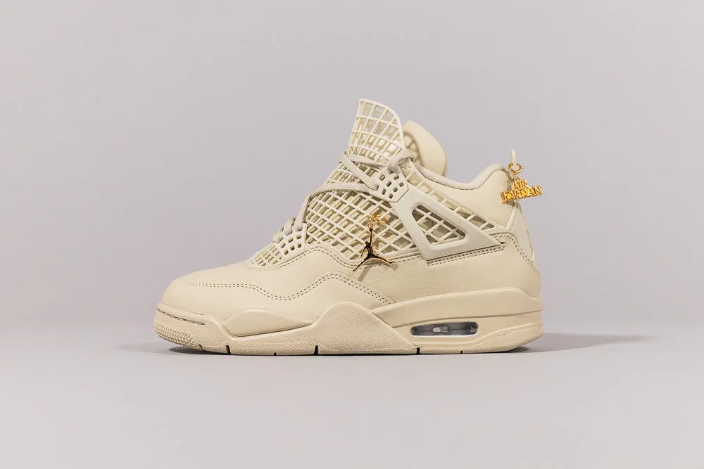 High Rebound Midsole Women's Air Jordan 4 Net 'Rattan' - FN7251-200