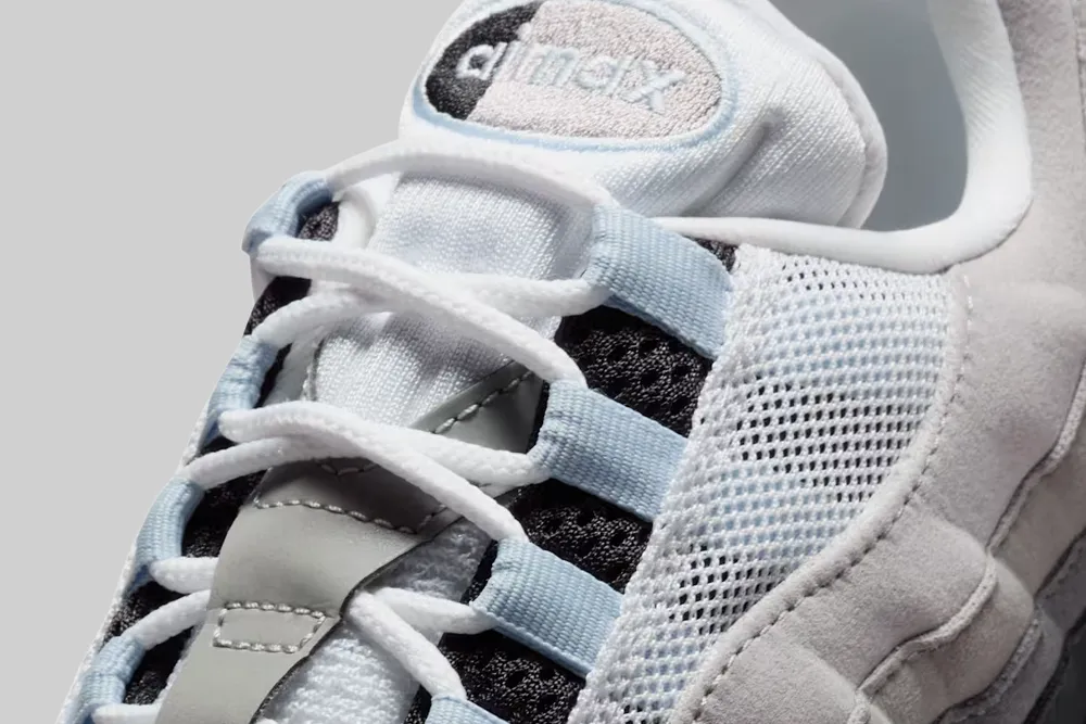 Women's Air Max 95 Big Bubble 'Blue Tint' Flat Sole Lean Profile