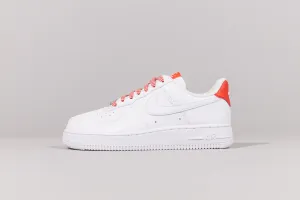 Women's Nike Air Force 1 '07 'White and Red' Compact Comfort Compression Molded Sole