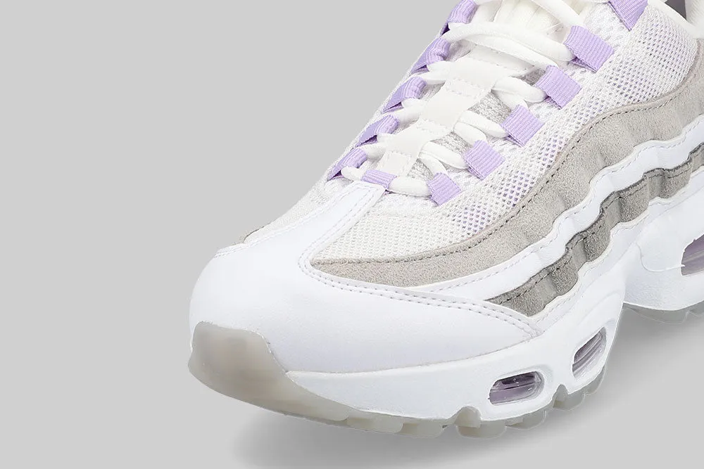 Clean Form Women's Nike Air Max 95 OG Big Bubble 'White and Hydrangeas'