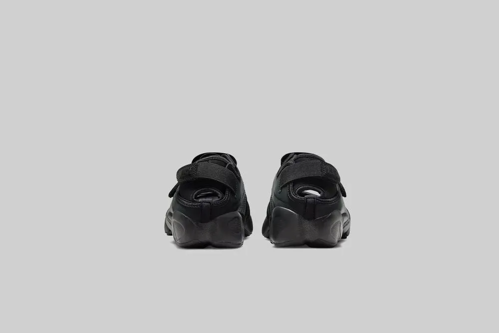 Wide fit Slip-resistant fit Women's Nike Air Rift Leather 'Metallic Silver and Black'
