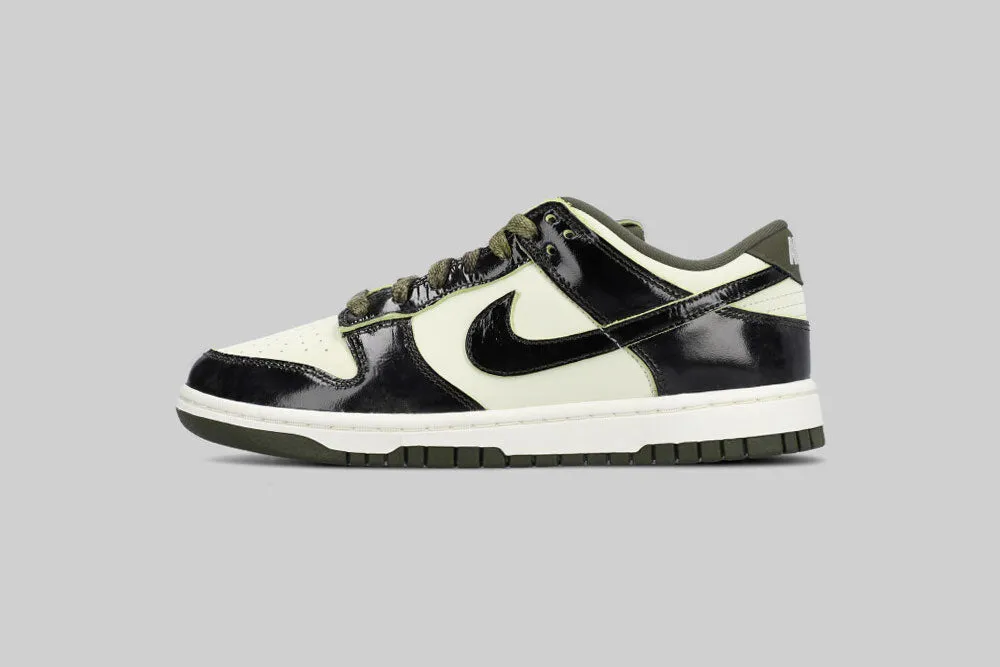 Women's Nike Dunk Low SE Panda 'Lemon Twist' Handcrafted Detailing