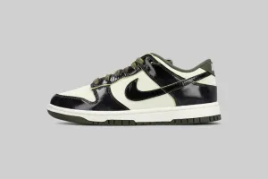 Women's Nike Dunk Low SE Panda 'Lemon Twist' Handcrafted Detailing