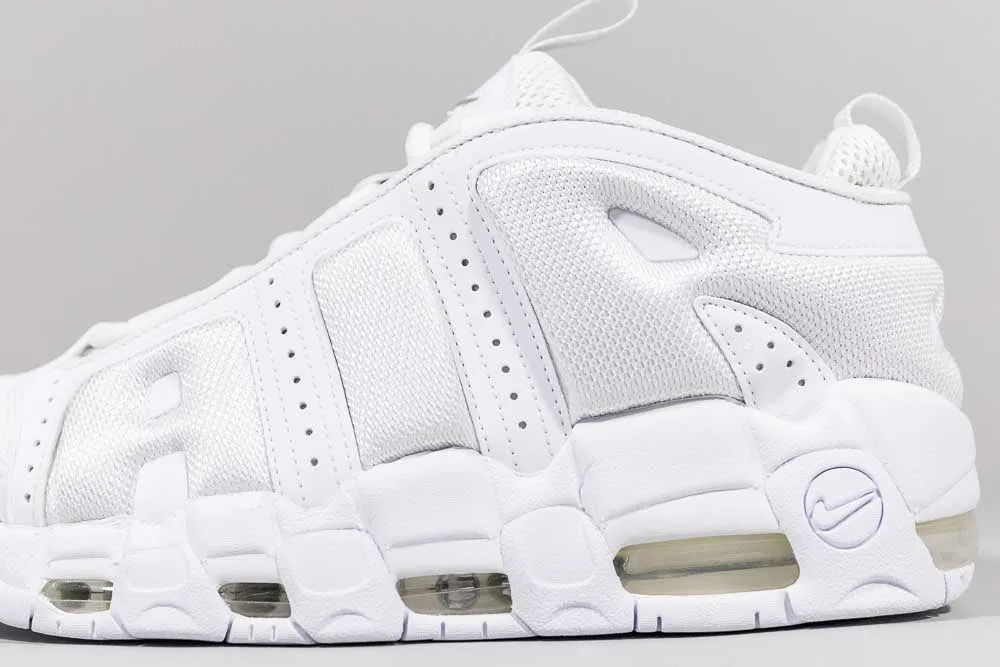 Ultimate Comfort Impact Softness Nike Air More Uptempo Low 'Triple White'