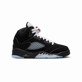 Kids Air Jordan 5 Retro OG 'Black Metallic Reimagined' Fast Grip Lockdown Midfoot Strap