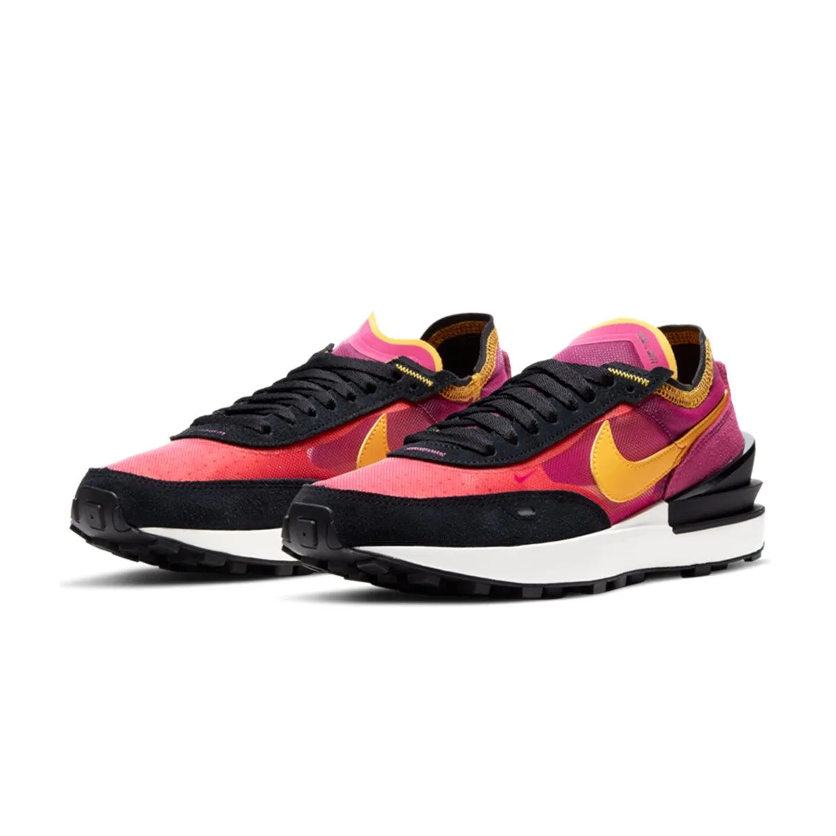 Wmns Waffle One 'Active Fuchsia' Iconic support